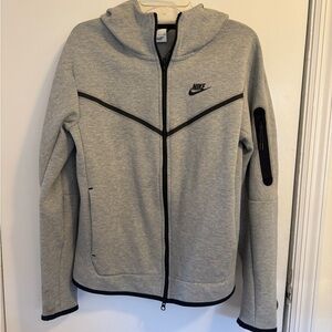 Nike Tech Gray Full-Zip Hoodie